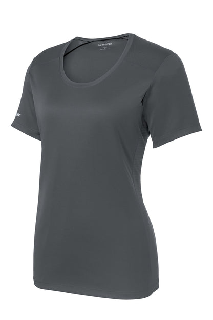 DISCONTINUED - Sport-Tek® Ladies PosiCharge® Elevate Scoop Neck Tee