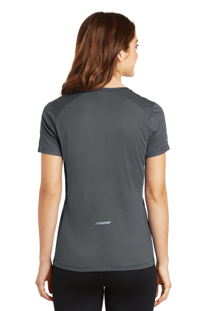 DISCONTINUED - Sport-Tek® Ladies PosiCharge® Elevate Scoop Neck Tee