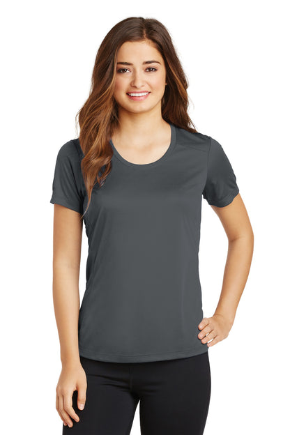 DISCONTINUED - Sport-Tek® Ladies PosiCharge® Elevate Scoop Neck Tee
