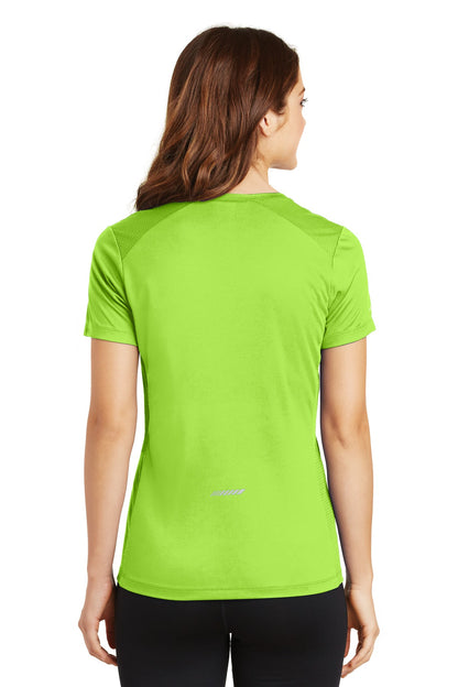 DISCONTINUED - Sport-Tek® Ladies PosiCharge® Elevate Scoop Neck Tee