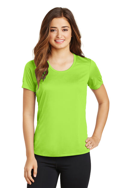 DISCONTINUED - Sport-Tek® Ladies PosiCharge® Elevate Scoop Neck Tee