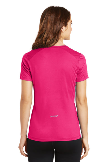 DISCONTINUED - Sport-Tek® Ladies PosiCharge® Elevate Scoop Neck Tee