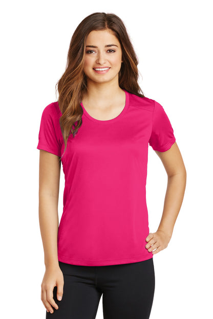 DISCONTINUED - Sport-Tek® Ladies PosiCharge® Elevate Scoop Neck Tee
