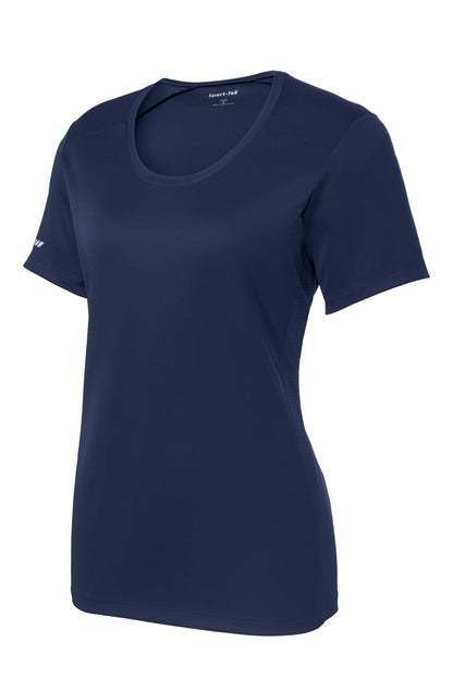 DISCONTINUED - Sport-Tek® Ladies PosiCharge® Elevate Scoop Neck Tee