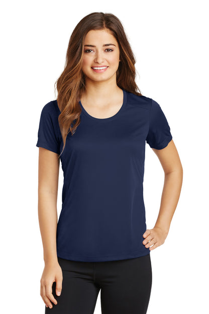DISCONTINUED - Sport-Tek® Ladies PosiCharge® Elevate Scoop Neck Tee