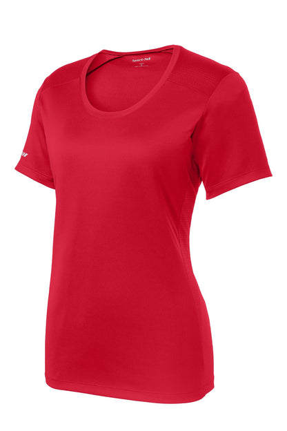 DISCONTINUED - Sport-Tek® Ladies PosiCharge® Elevate Scoop Neck Tee