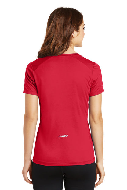 DISCONTINUED - Sport-Tek® Ladies PosiCharge® Elevate Scoop Neck Tee