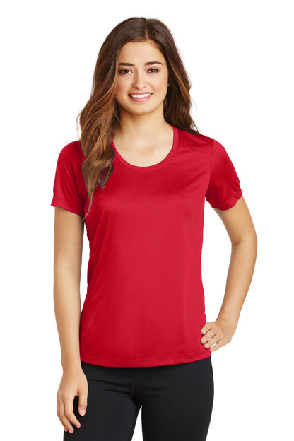 DISCONTINUED - Sport-Tek® Ladies PosiCharge® Elevate Scoop Neck Tee
