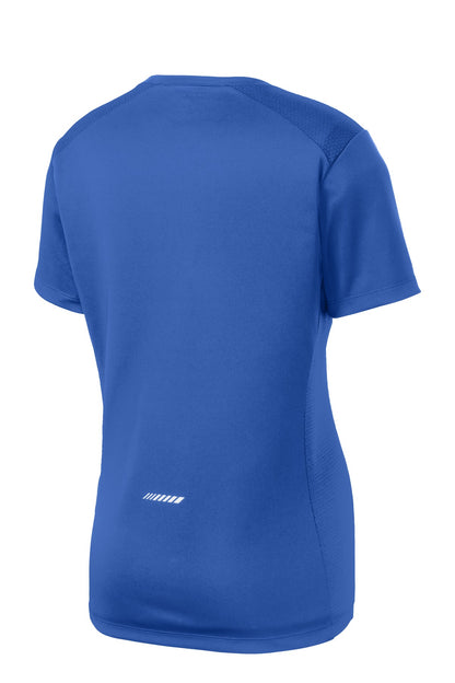 DISCONTINUED - Sport-Tek® Ladies PosiCharge® Elevate Scoop Neck Tee