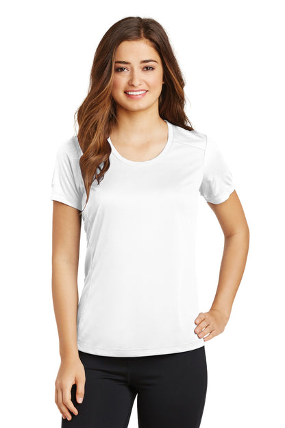 DISCONTINUED - Sport-Tek® Ladies PosiCharge® Elevate Scoop Neck Tee