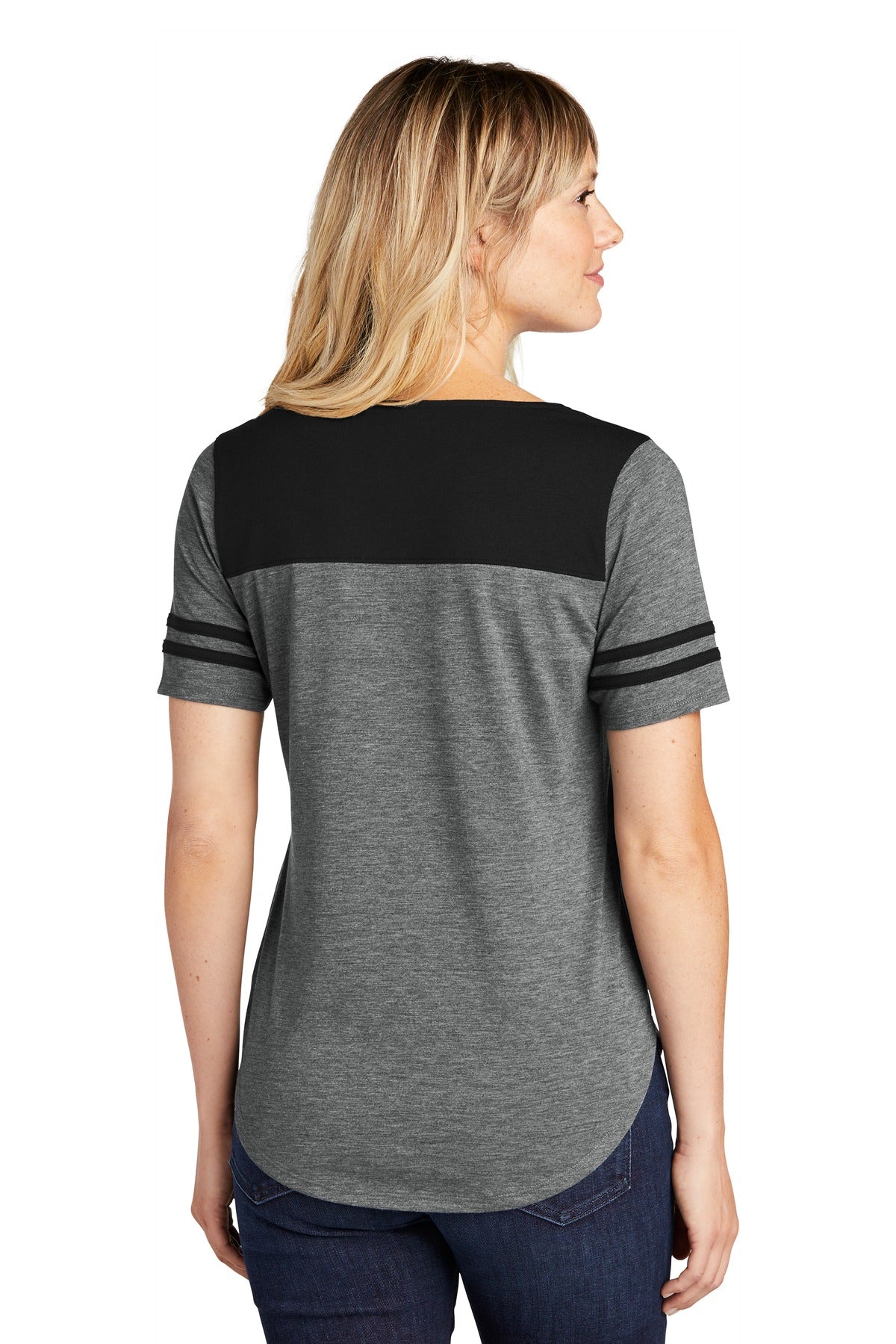 Sport-Tek® Women's PosiCharge® Tri-Blend Wicking Fan Tee