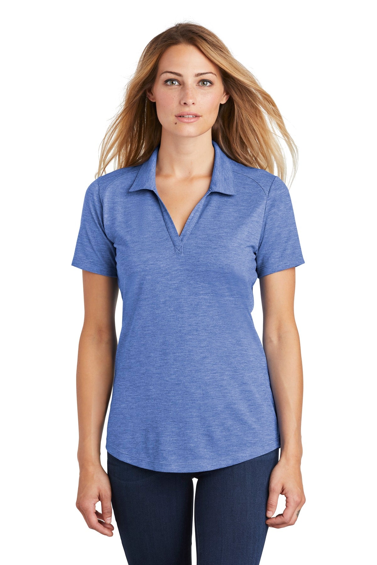 Sport-Tek® Women's PosiCharge® Tri-Blend Wicking Polo