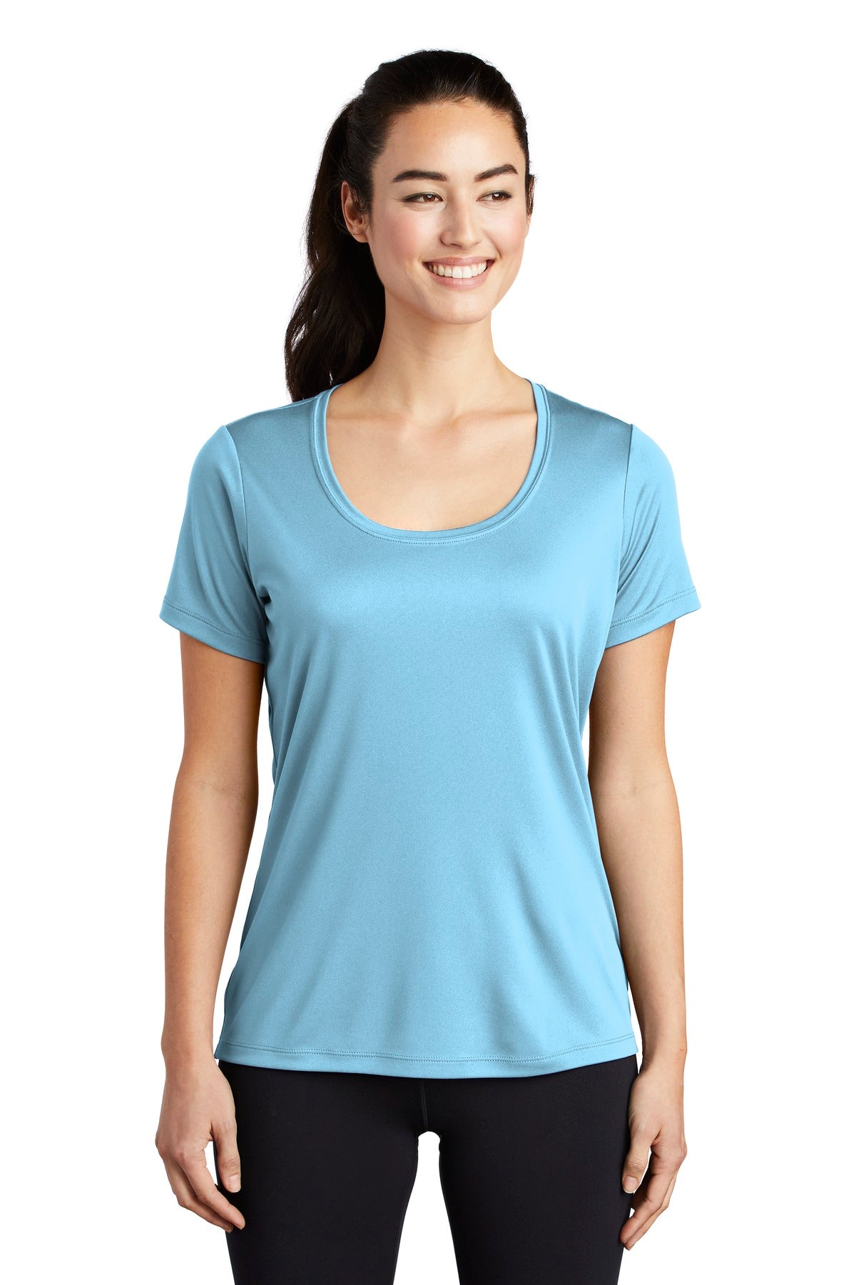 Sport-Tek® Women's Posi-UV® Pro Scoop Neck Tee