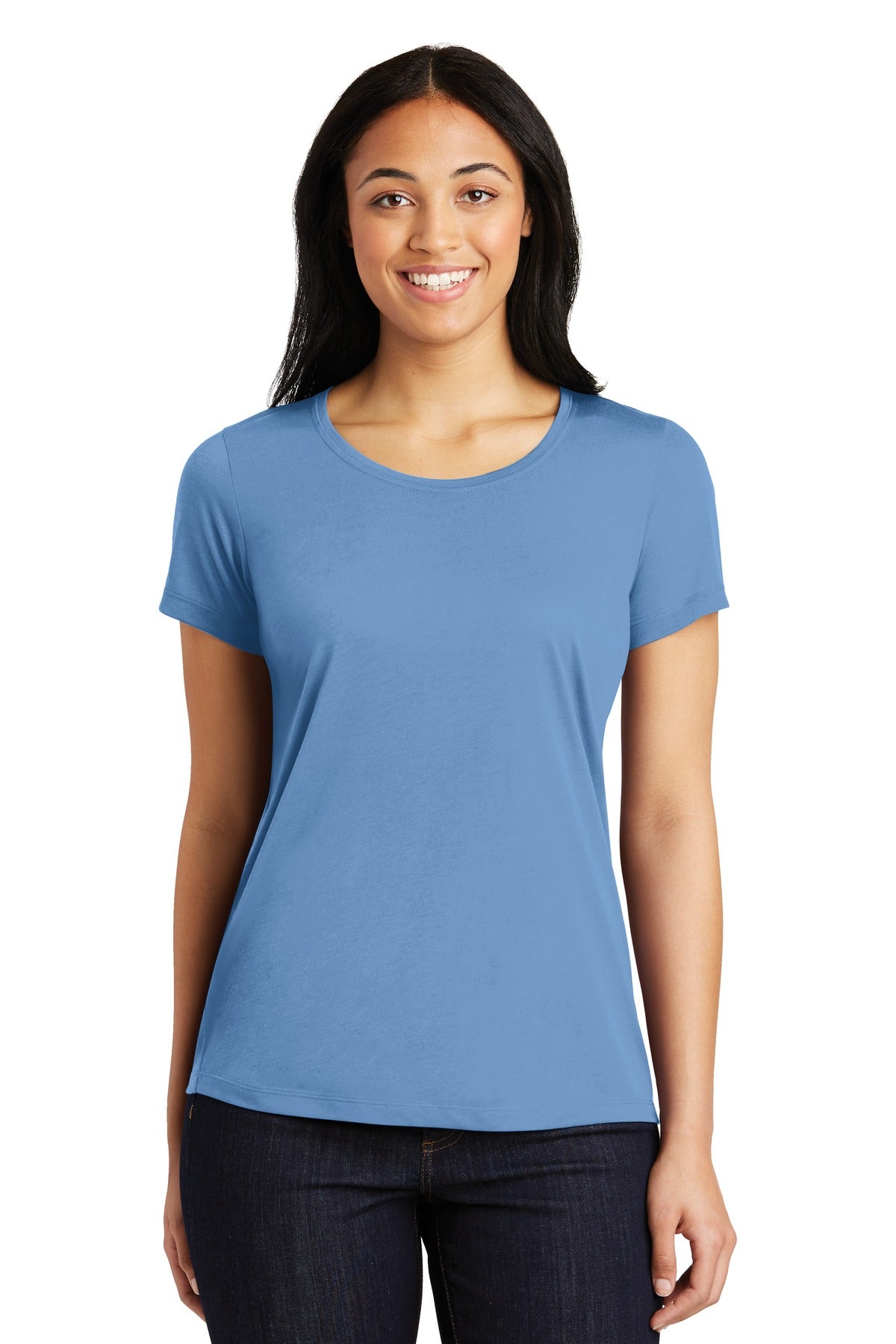 Sport-Tek® Women's PosiCharge® Competitor Cotton Touch Scoop Neck Tee