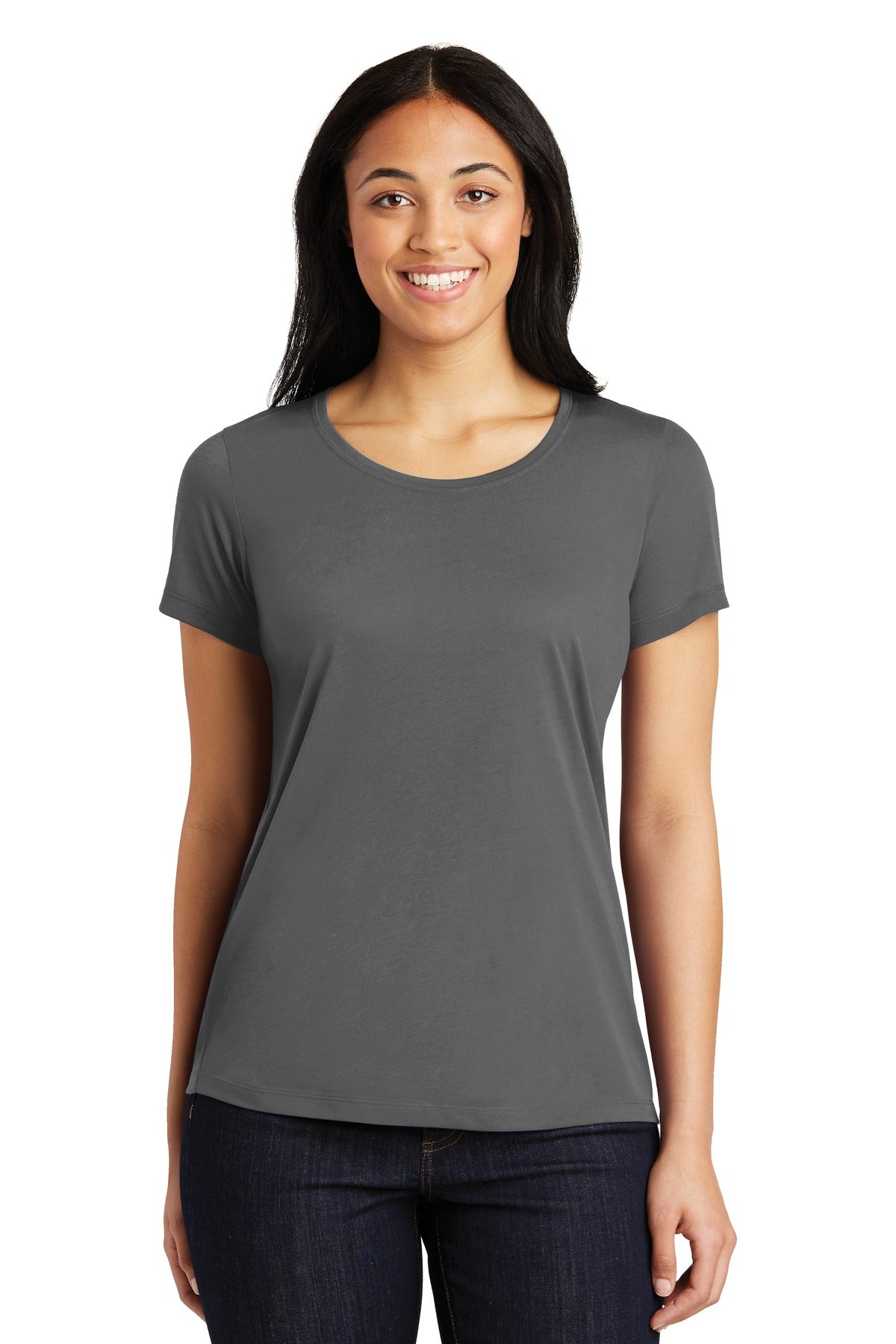 Sport-Tek® Women's PosiCharge® Competitor Cotton Touch Scoop Neck Tee
