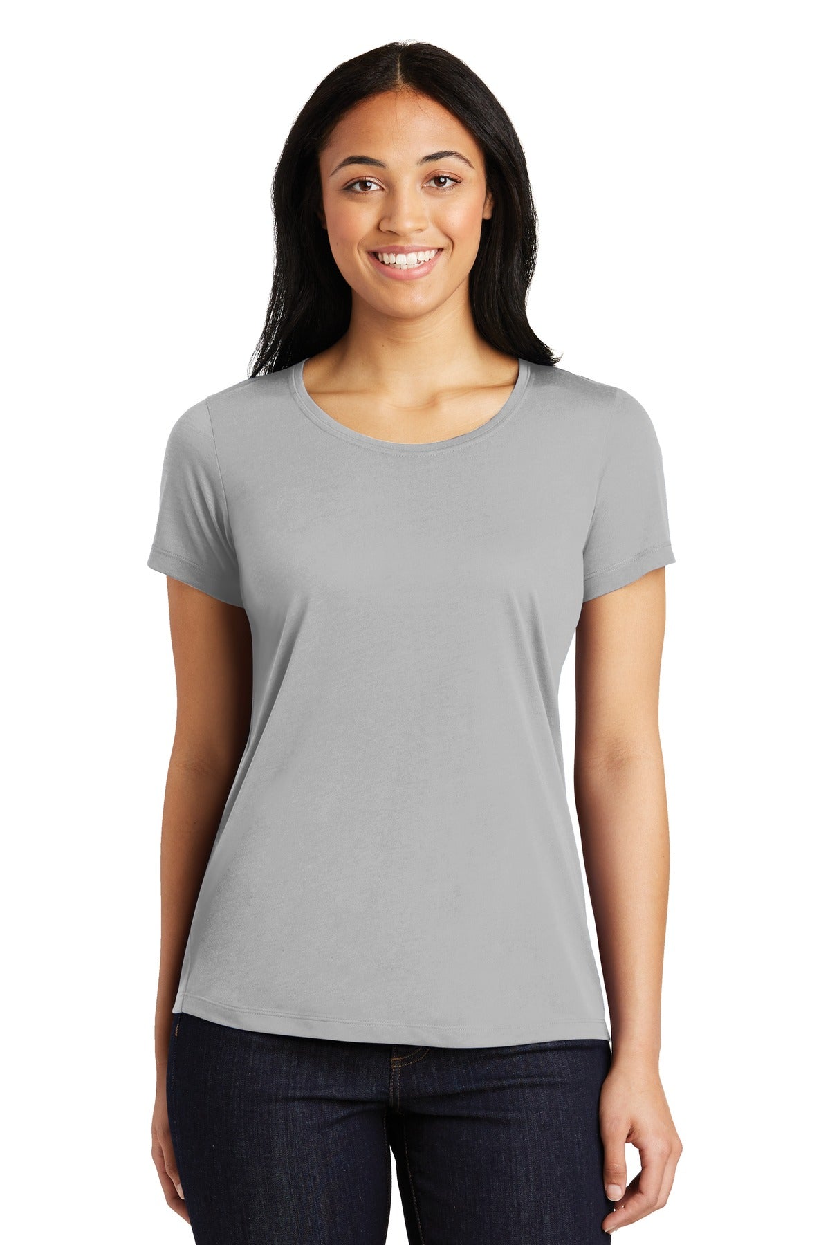 Sport-Tek® Women's PosiCharge® Competitor Cotton Touch Scoop Neck Tee