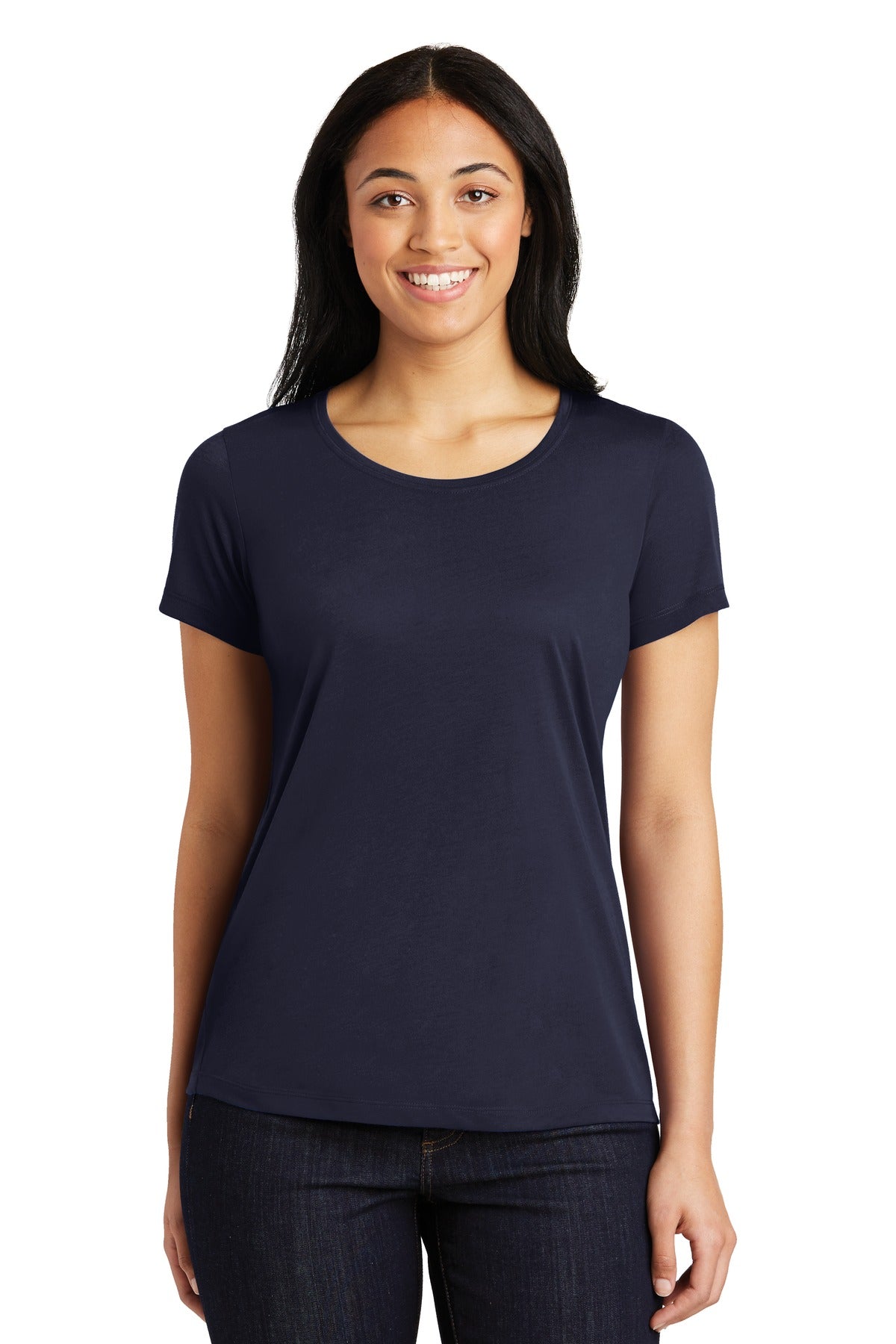 Sport-Tek® Women's PosiCharge® Competitor Cotton Touch Scoop Neck Tee