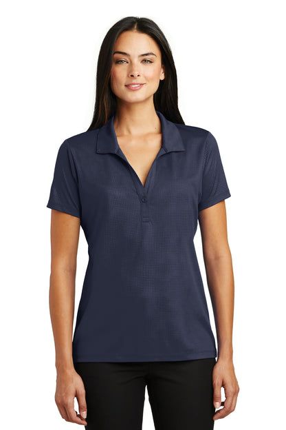 DISCONTINUED - Sport-Tek® Women's Embossed PosiCharge® Tough Polo® - SKU LST630
