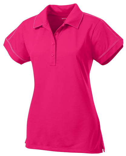 DISCONTINUED - Sport-Tek® Women's Contrast Stitch Micropique Sport-Wick® Polo - SKU LST659