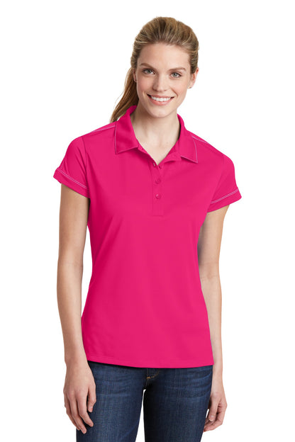 DISCONTINUED - Sport-Tek® Women's Contrast Stitch Micropique Sport-Wick® Polo - SKU LST659