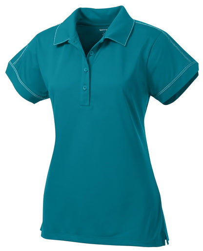 DISCONTINUED - Sport-Tek® Women's Contrast Stitch Micropique Sport-Wick® Polo - SKU LST659