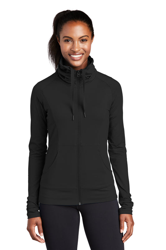 Sport-Tek® Women's Sport-Wick® Stretch Full-Zip Jacket