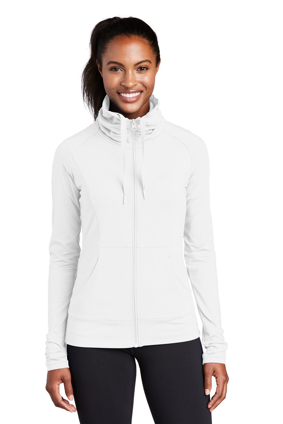 Sport-Tek® Women's Sport-Wick® Stretch Full-Zip Jacket