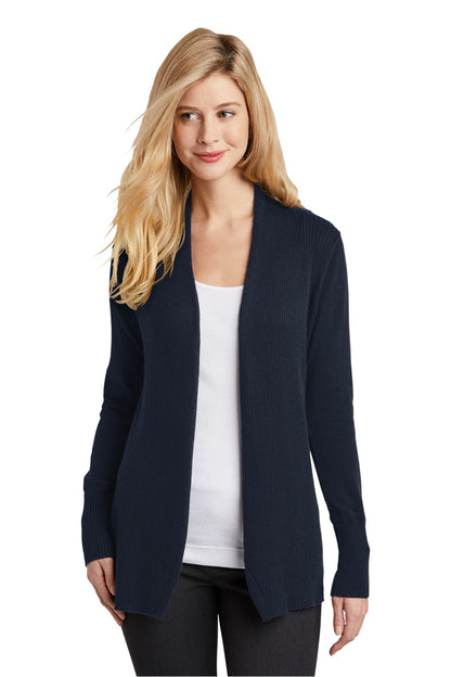 DISCONTINUED - Port Authority® Women's Open Front Cardigan Sweater - SKU LSW289