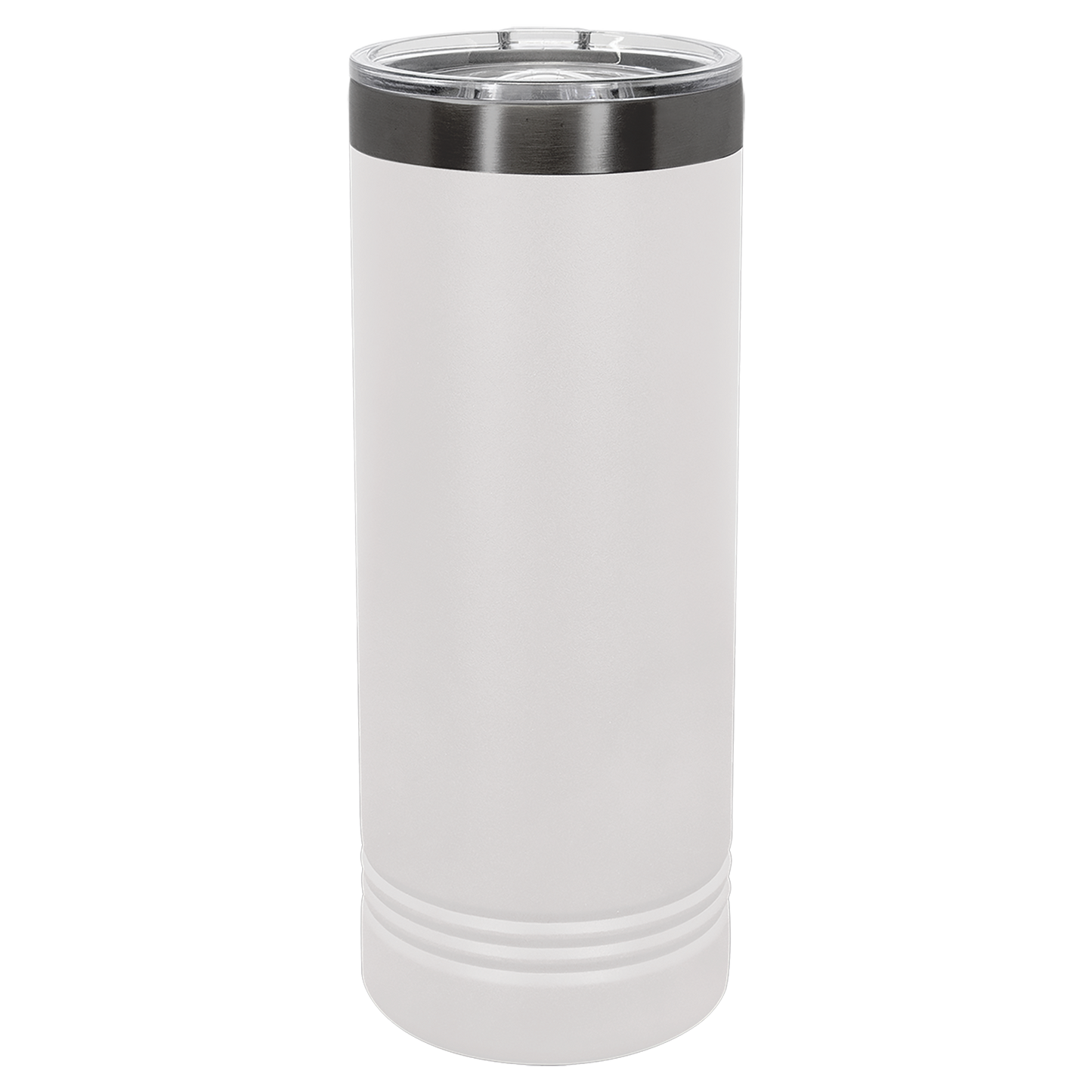 Custom Polar Camel® 22 oz. Ghost Black ION-Plated Skinny Tumbler with Slider Lid