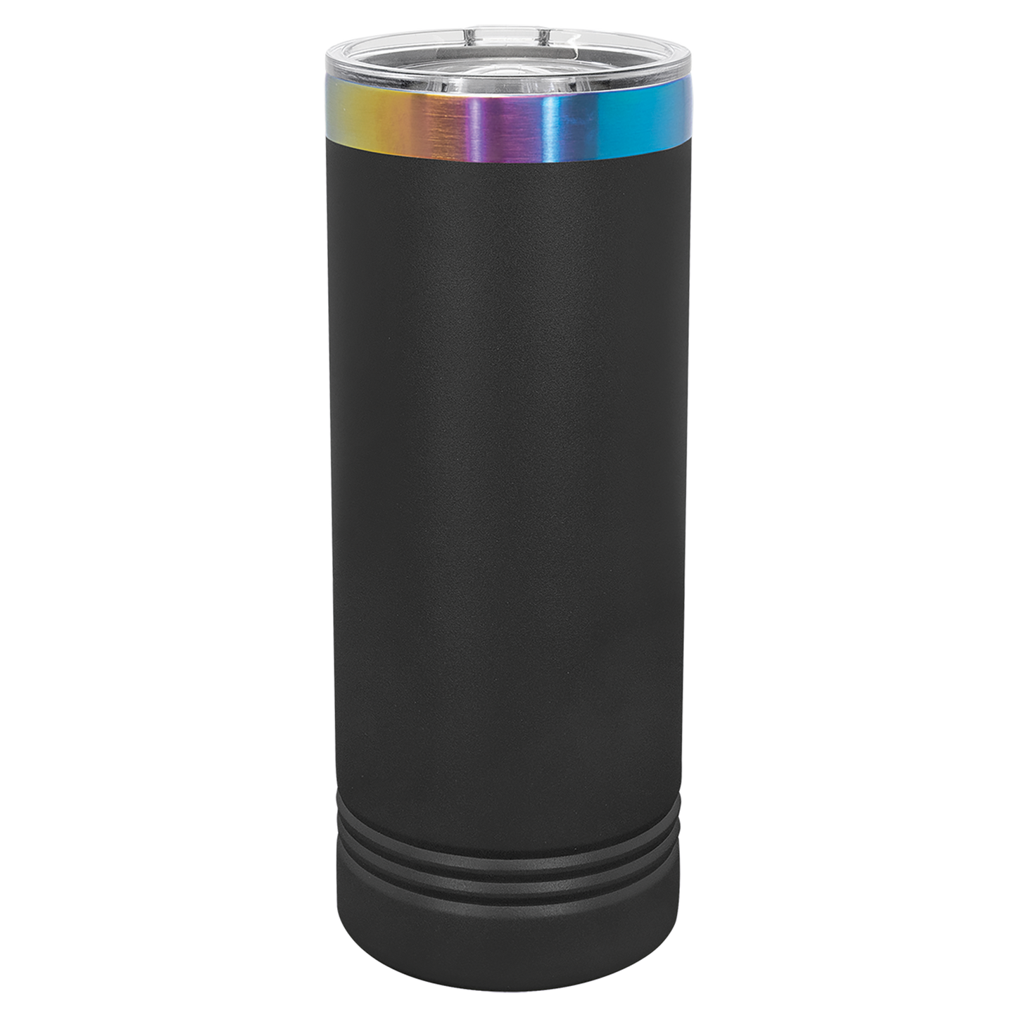 Custom Polar Camel® 22 oz. Prismatic Effect ION-Plated Skinny Tumbler with Slider Lid