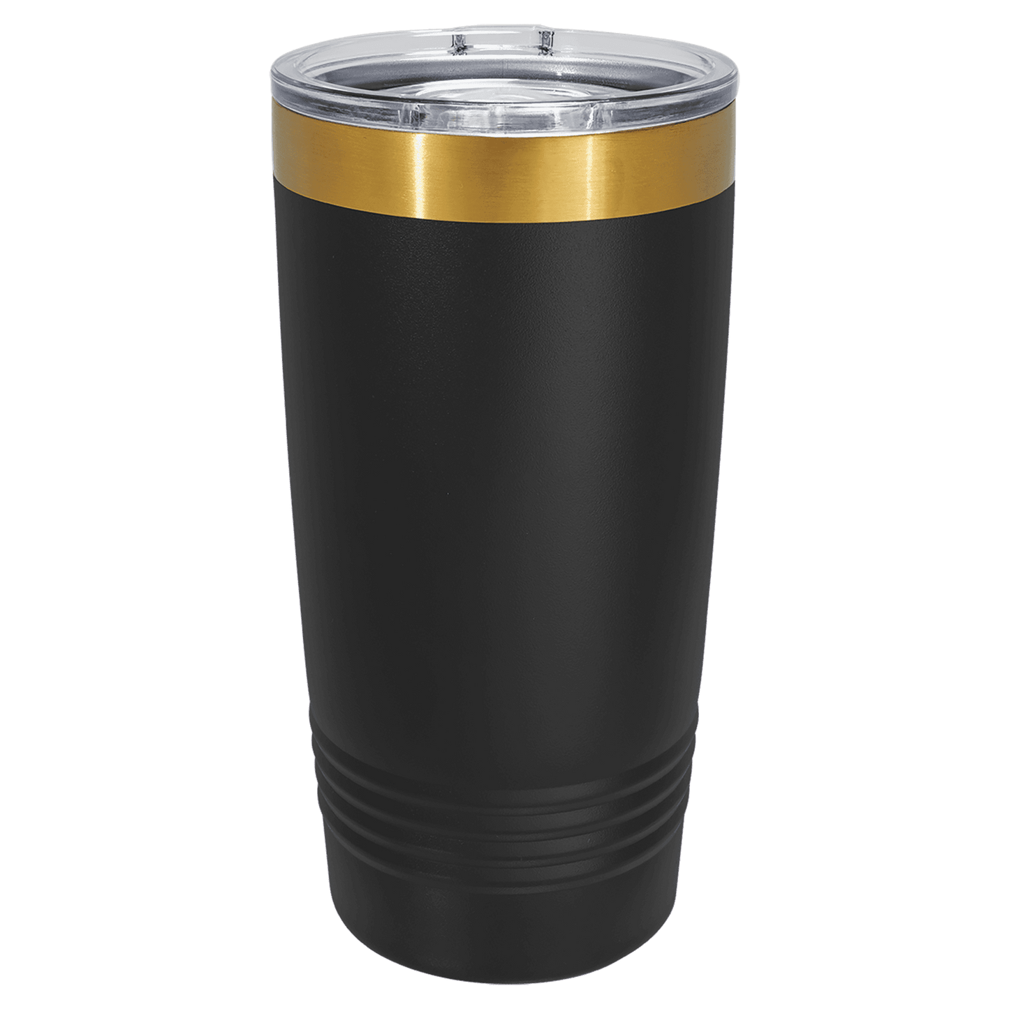 Custom Polar Camel® 20 oz Bright Gold ION-Plated Ringneck Tumbler with Slider Lid
