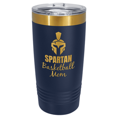 Custom Polar Camel® 20 oz Bright Gold ION-Plated Ringneck Tumbler with Slider Lid