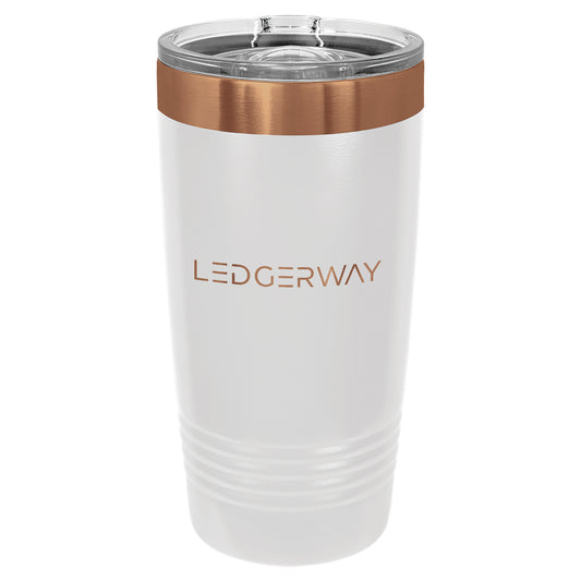 LEDGERWAY Polar Camel® 20oz  LIMITED EDITION Rose Gold Ringneck Tumbler with Slider Lid