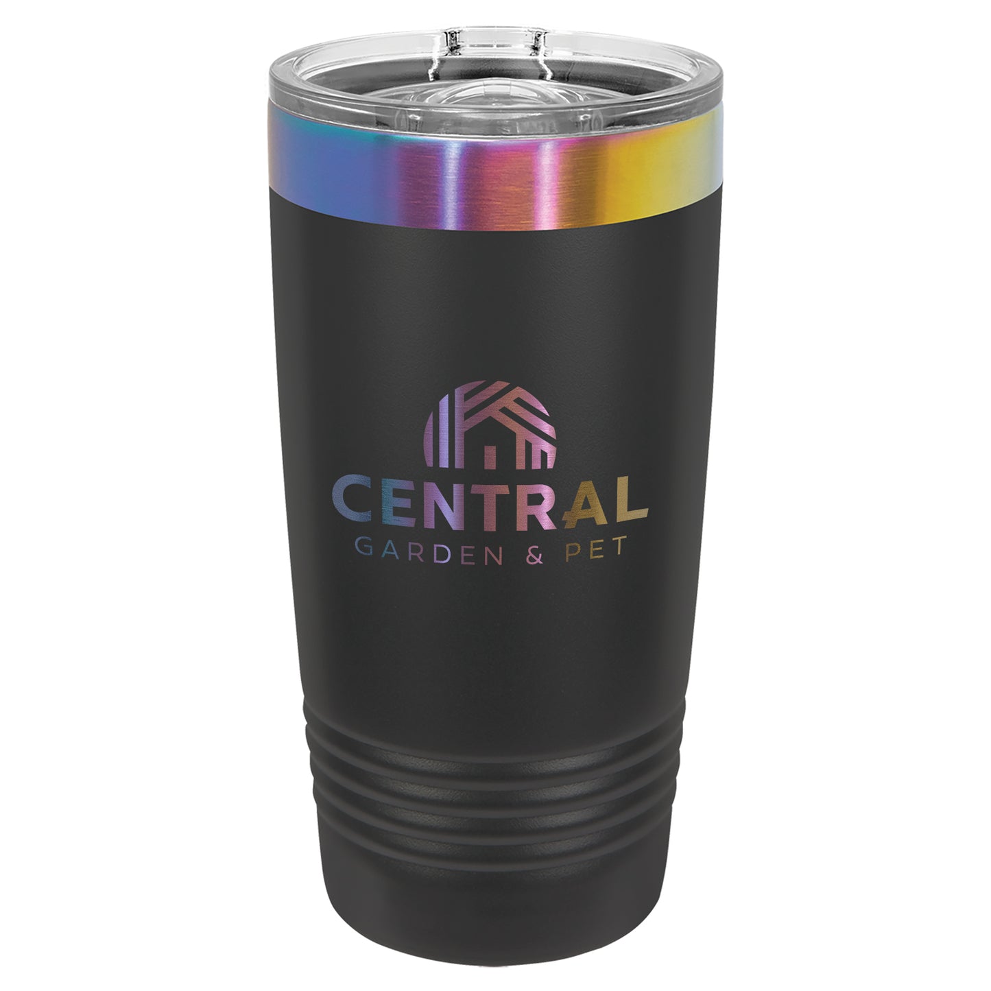 Central Garden Polar Camel® 20oz  LIMITED EDITION Ghost Black ION-Plated Tumbler with Slider Lid