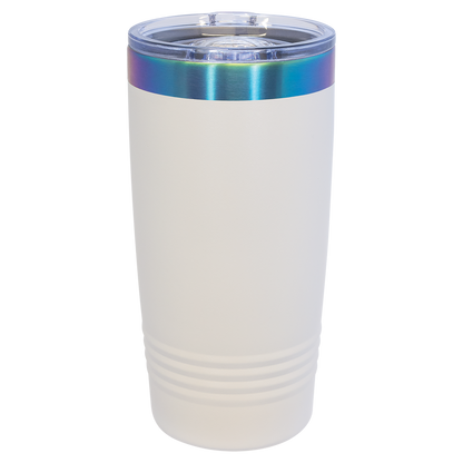 Custom Polar Camel® 20 oz Prismatic Effect ION-Plated Tumbler with Slider Lid