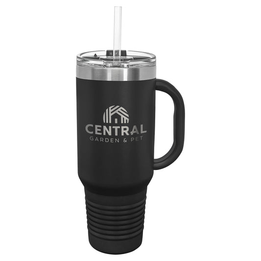 Central Garden & Pet® Polar Camel® 40oz Stainless Steel Tumbler with Flip Lid and Straw