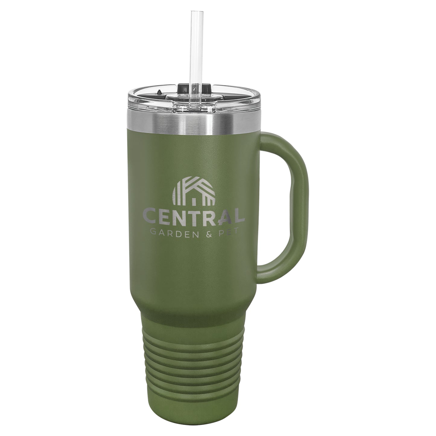 Central Garden & Pet® Polar Camel® 40oz Stainless Steel Tumbler with Flip Lid and Straw