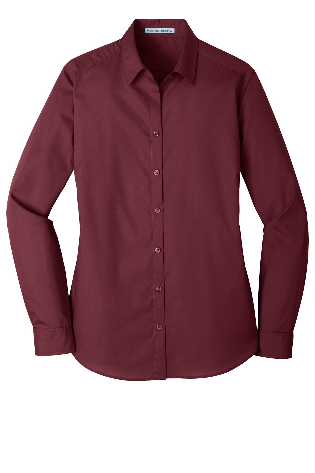 Port Authority® Women's Long Sleeve Carefree Poplin Shirt