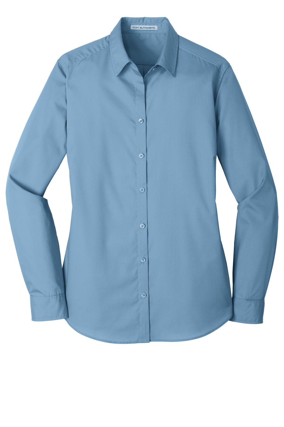 Port Authority® Women's Long Sleeve Carefree Poplin Shirt