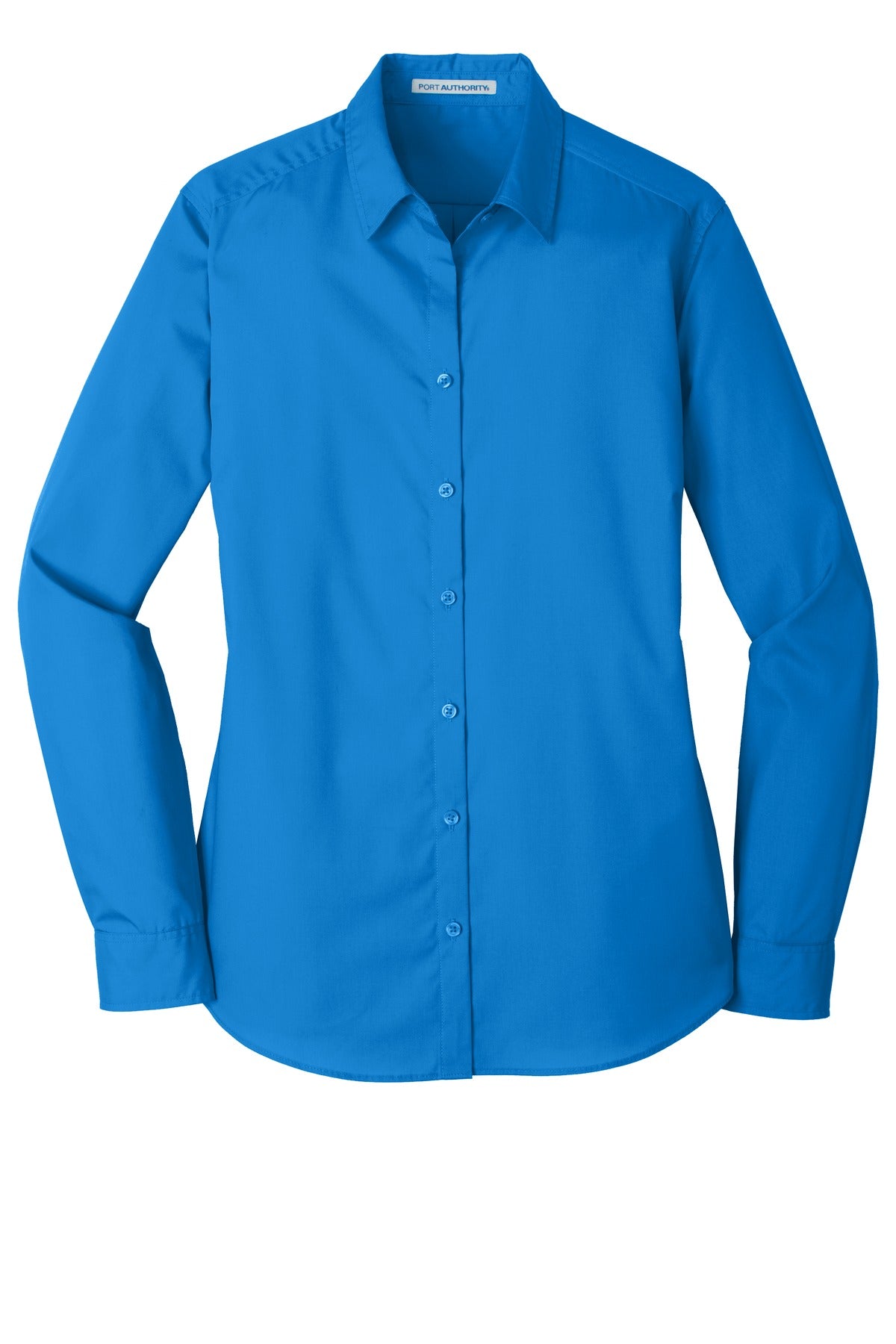Port Authority® Women's Long Sleeve Carefree Poplin Shirt