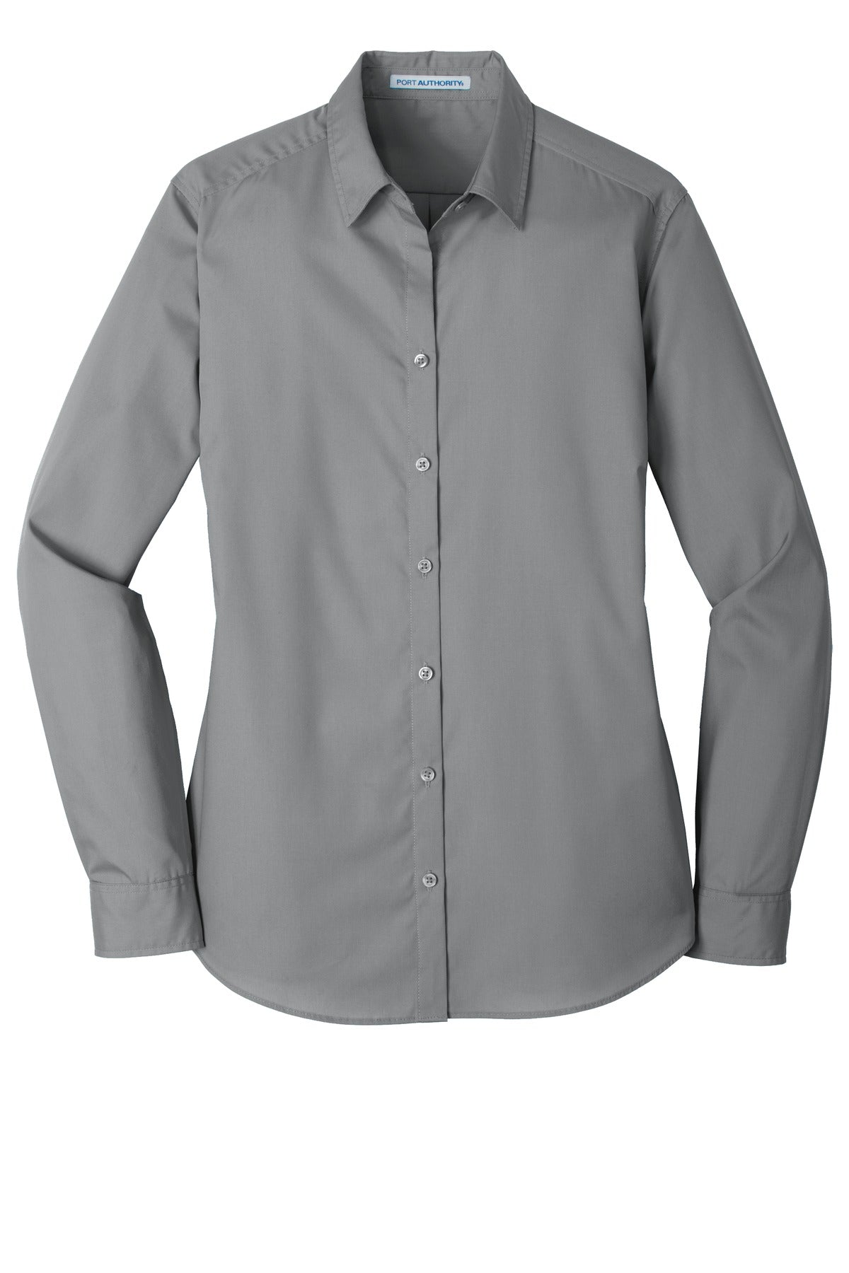 Port Authority® Women's Long Sleeve Carefree Poplin Shirt