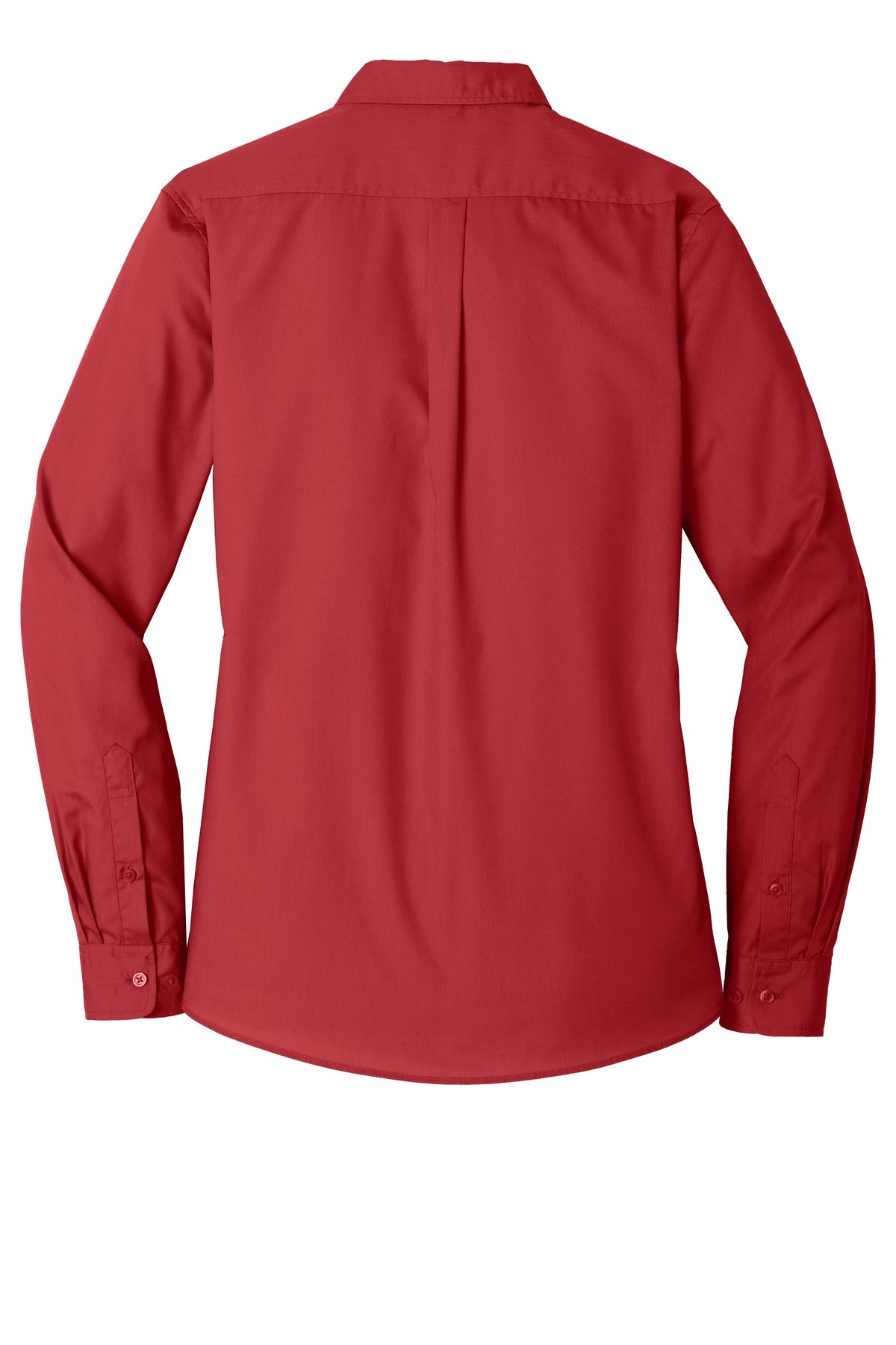 Port Authority® Women's Long Sleeve Carefree Poplin Shirt