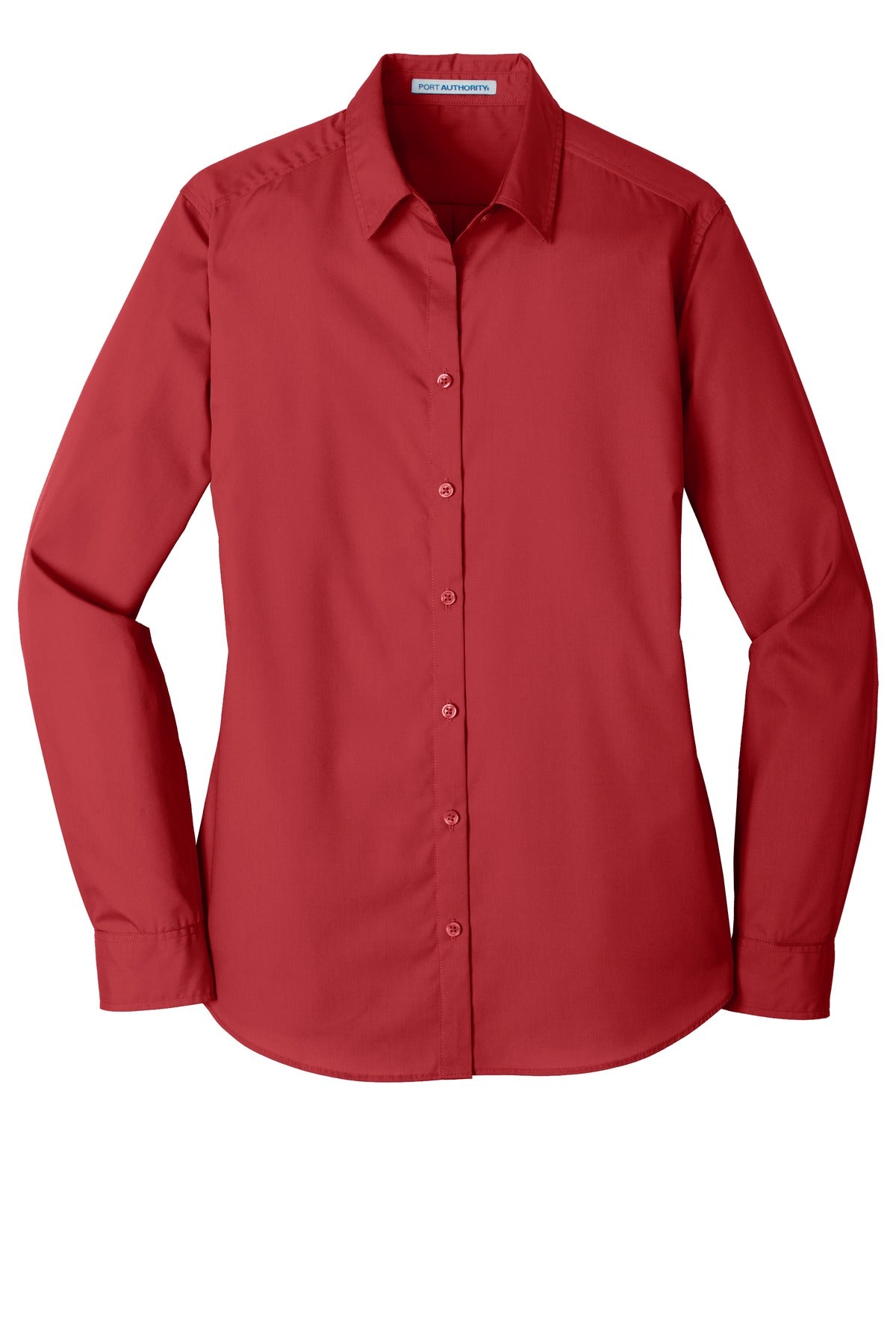 Port Authority® Women's Long Sleeve Carefree Poplin Shirt