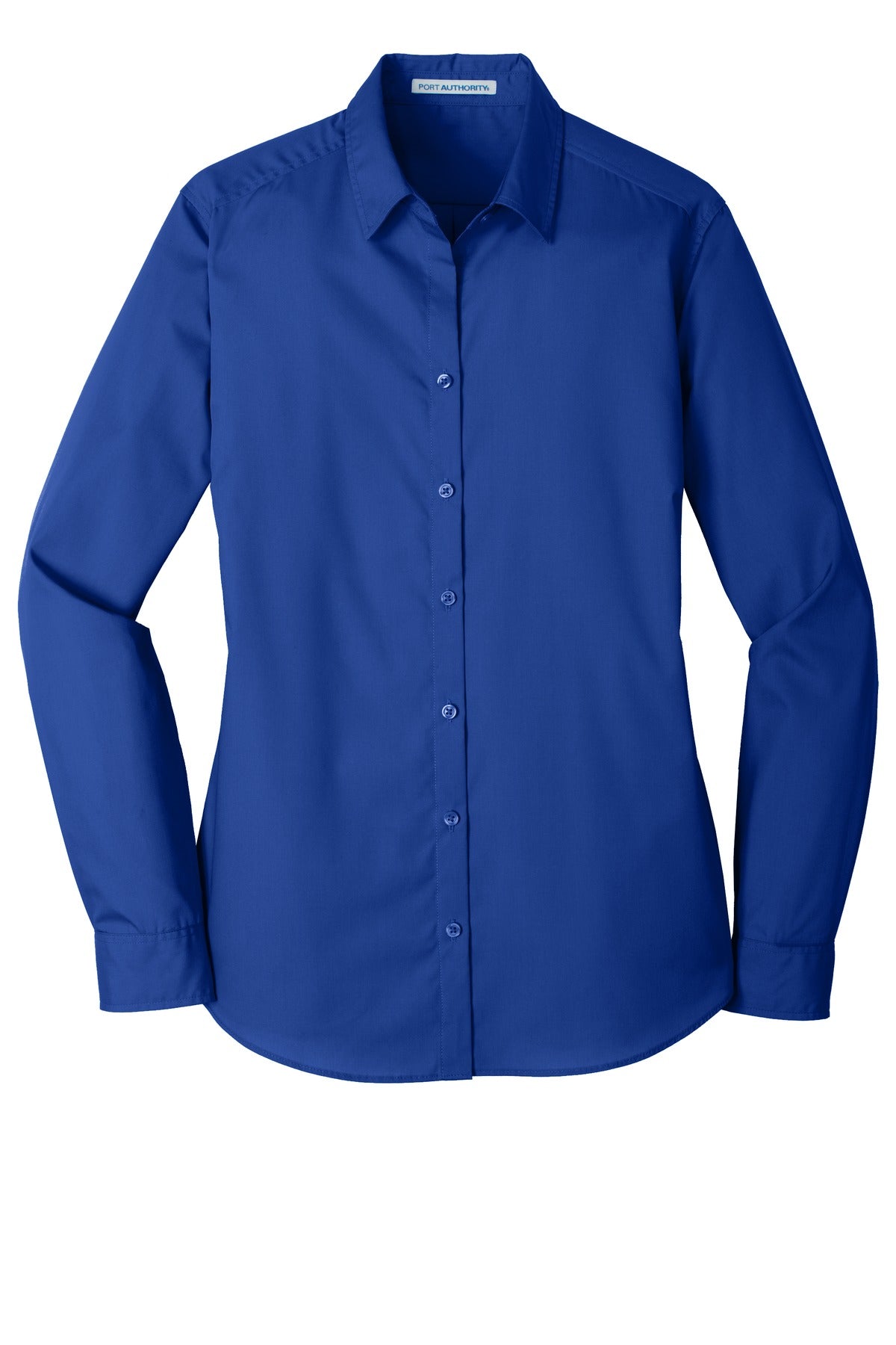Port Authority® Women's Long Sleeve Carefree Poplin Shirt