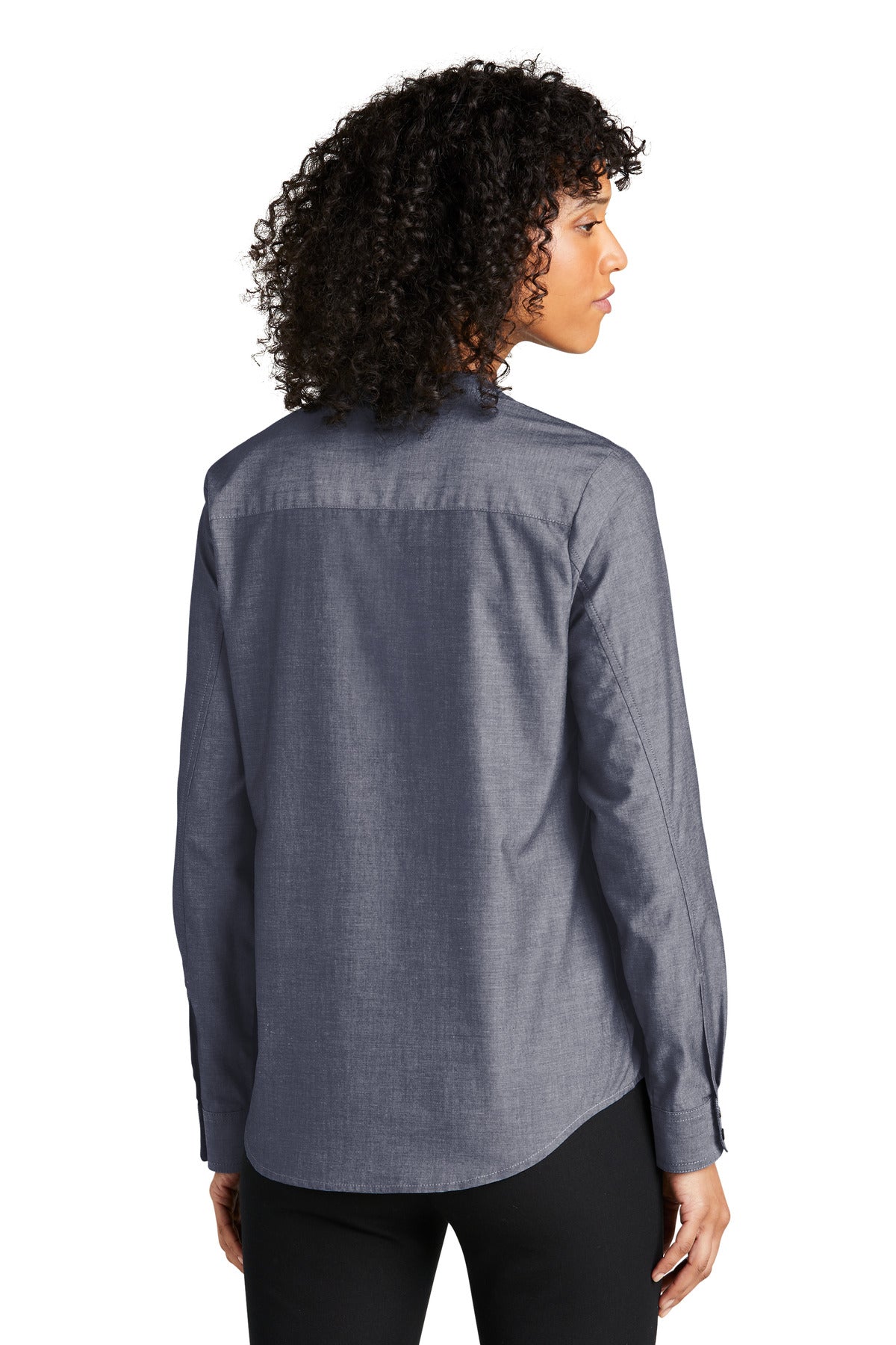 Port Authority® Women's Long Sleeve Chambray Easy Care Shirt