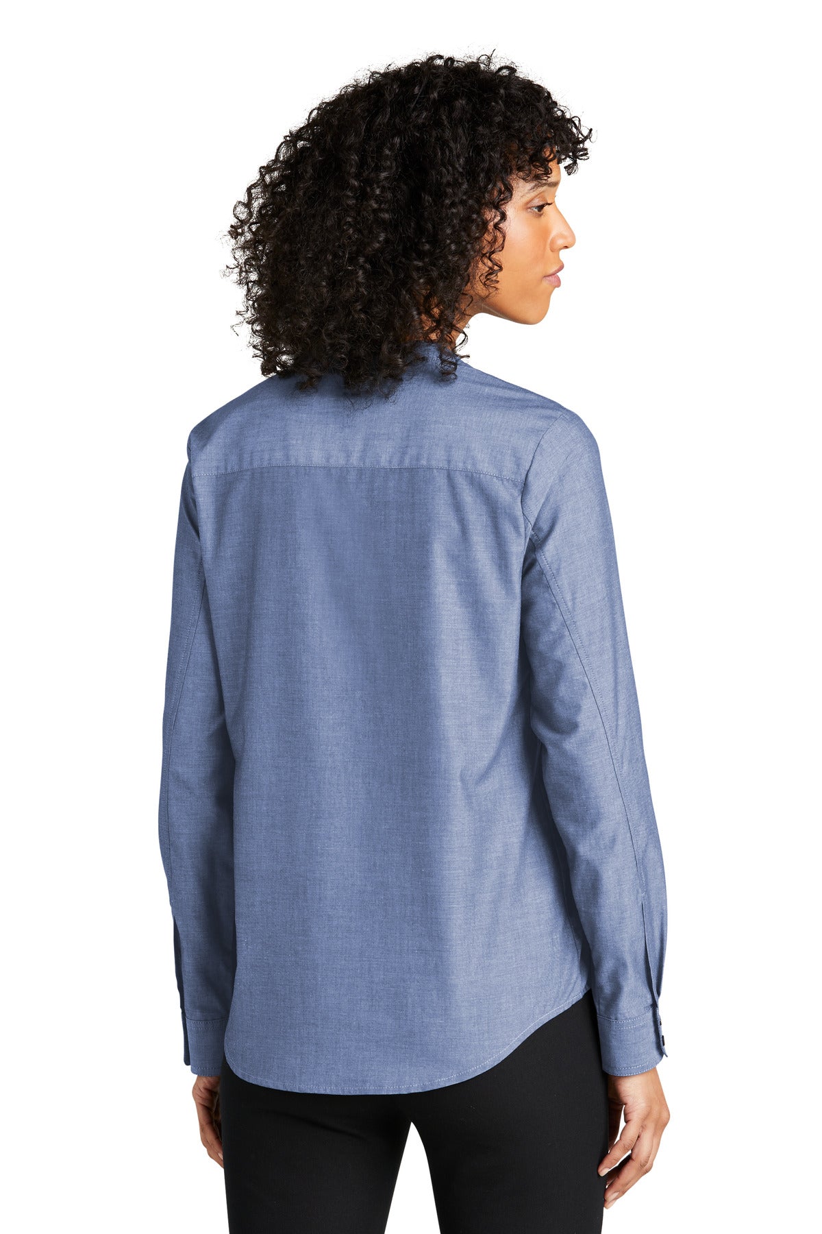 Port Authority® Women's Long Sleeve Chambray Easy Care Shirt