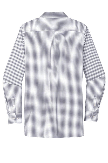 DISCONTINUED - Port Authority® Women's Broadcloth Gingham Easy Care Shirt - SKU LW644