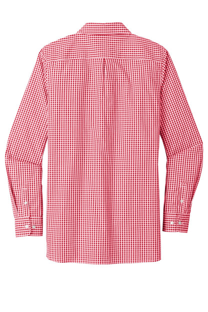 DISCONTINUED - Port Authority® Women's Broadcloth Gingham Easy Care Shirt - SKU LW644