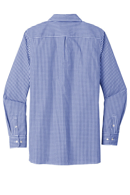DISCONTINUED - Port Authority® Women's Broadcloth Gingham Easy Care Shirt - SKU LW644