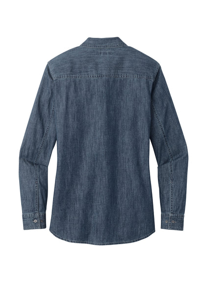 DISCONTINUED - Port Authority® Women's Long Sleeve Perfect Denim Shirt